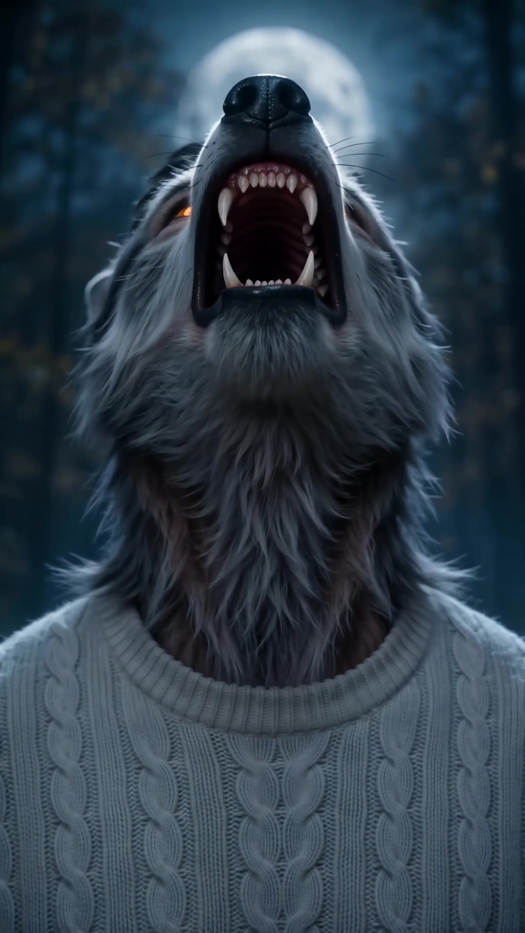 AI werewolf transformation